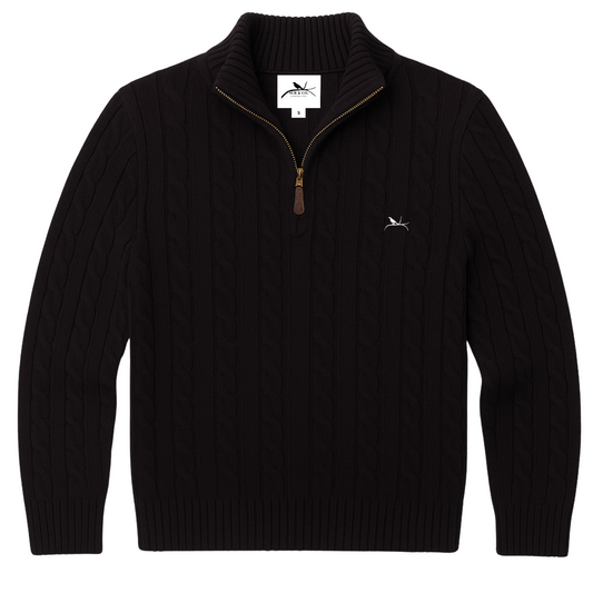 Nur Black Quarter Zip