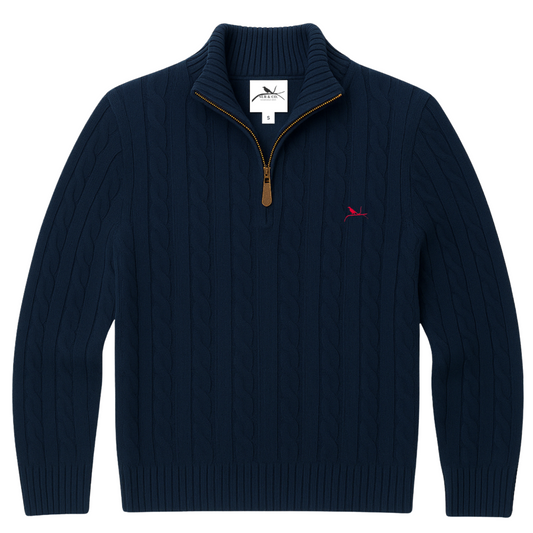Nur Navy Quarter Zip
